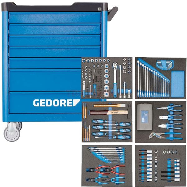 Gedore 2980320 WSL-L-TS-190 Tool trolley WORKSTER SMARTLINE 190-piece