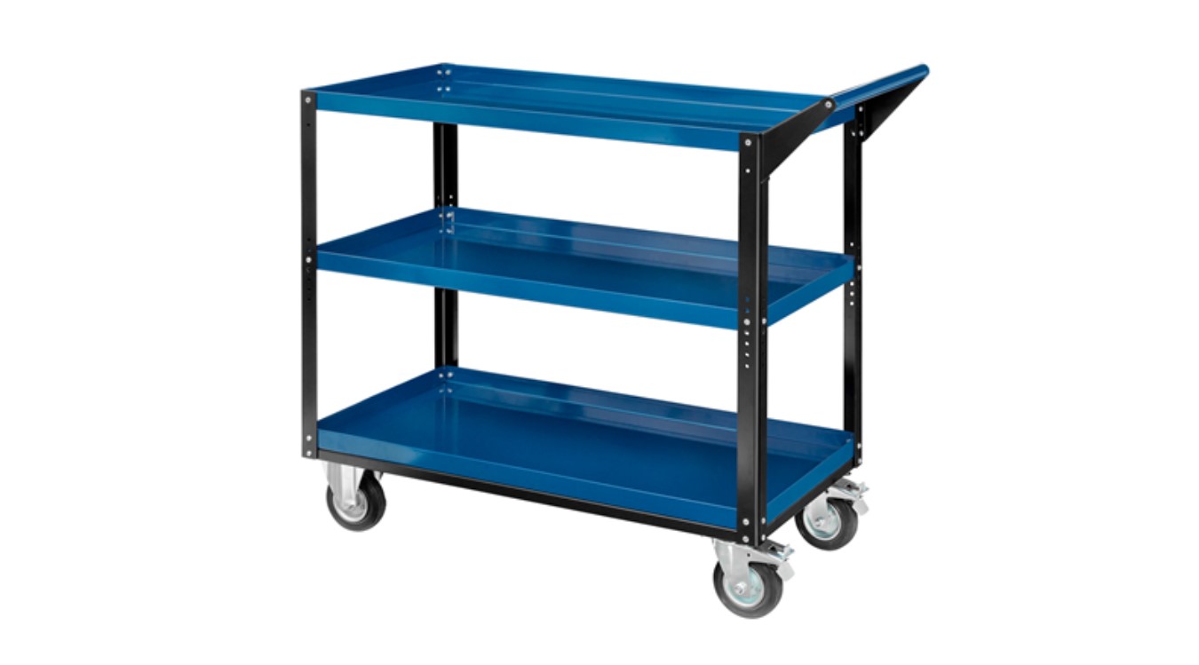 Gedore 3437507 1530 Service trolley with 3 shelves