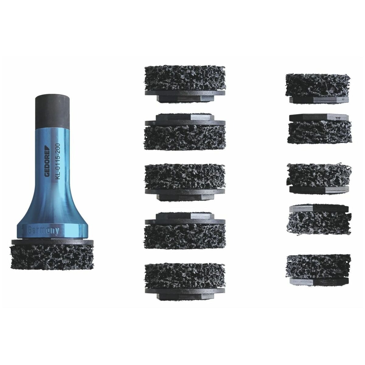 Gedore 3463931 Grinding attachment for wheel hub ends 12-piece