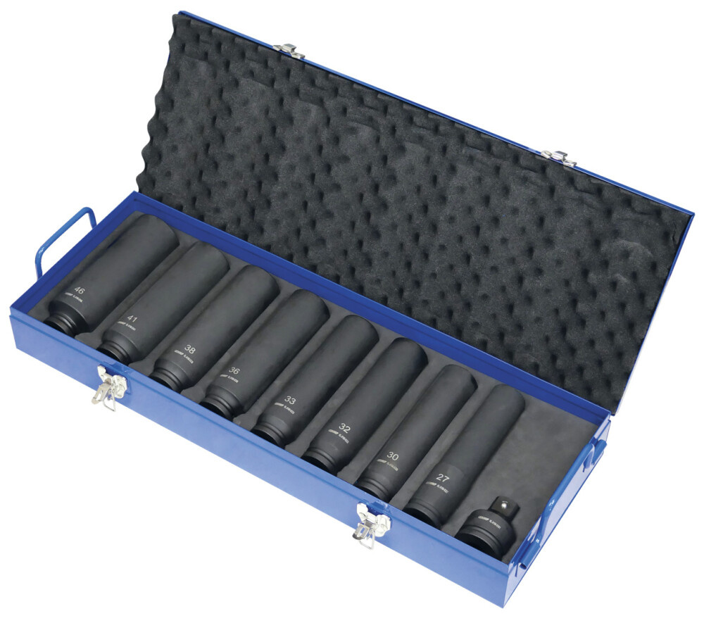 Gedore 3518450 Impact wrench set 3/4" SW 27-46 mm 200 mm 9-piece