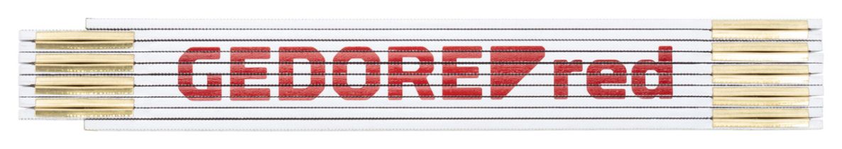 Gedore RED 3301426 R94500002 Folding ruler wood L 2 m kl. III beech
