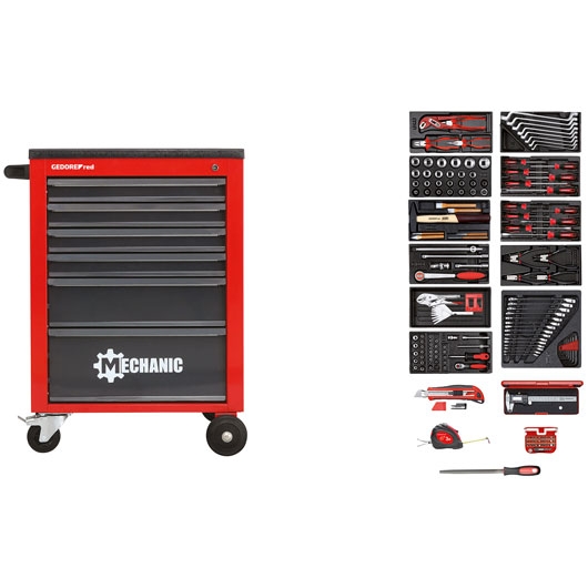 Gedore RED 3301668 R21560002 Tool trolley MECHANIC 166-Piece
