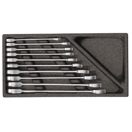 Gedore RED 3301702 R22150003 Ring ratchet socket spanner set 10-piece