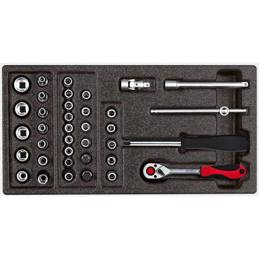 Gedore RED 3301705 R22150006 Socket set 1/4'' 37-piece