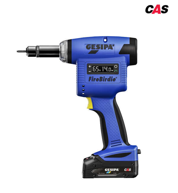 Gesipa 212151866 Cordless Blind Rivet Pliers, 2x 18V 2.0Ah Batteries and Charger in a Box