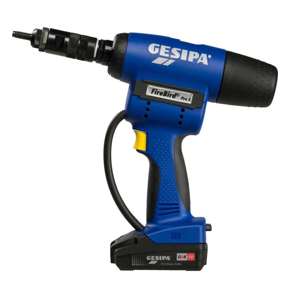 Gesipa 211679670 FIREBIRD PRO CAS battery blind rivet pliers 1679670 IN K. KOFFER INCL. M4, M5 AND M6