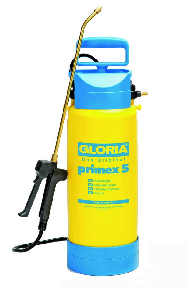 Gloria 000083.0000 Primex 5 Pressure sprayer 5l NBR + brass extension piece 50 cm