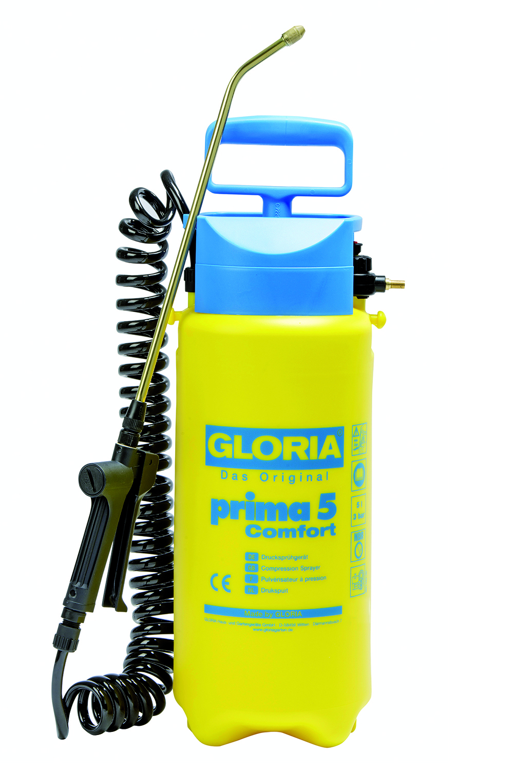 Gloria 000091.0000 Prima 5 Comfort Pressure Sprayer 5l NBR 