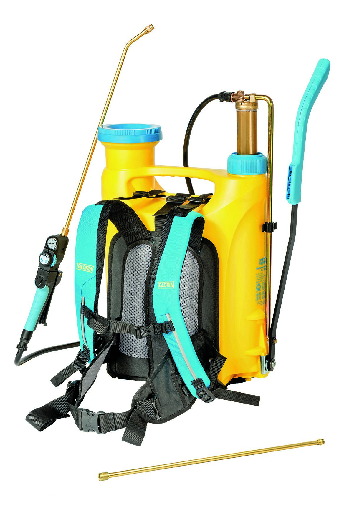 Gloria 000062.0000 Pro 1800 Back Carried Pressure Sprayer 18l plastic + brass extension piece 50 cm