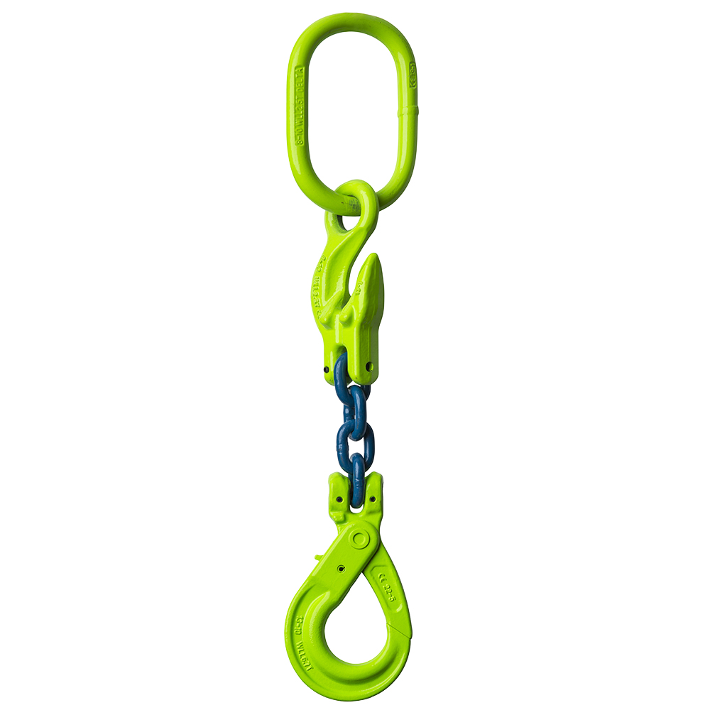 DELTA YE.10.1SVI.06.050 Chain sling, 5 meters, Safety hook with retaining hook, 1.4 tons