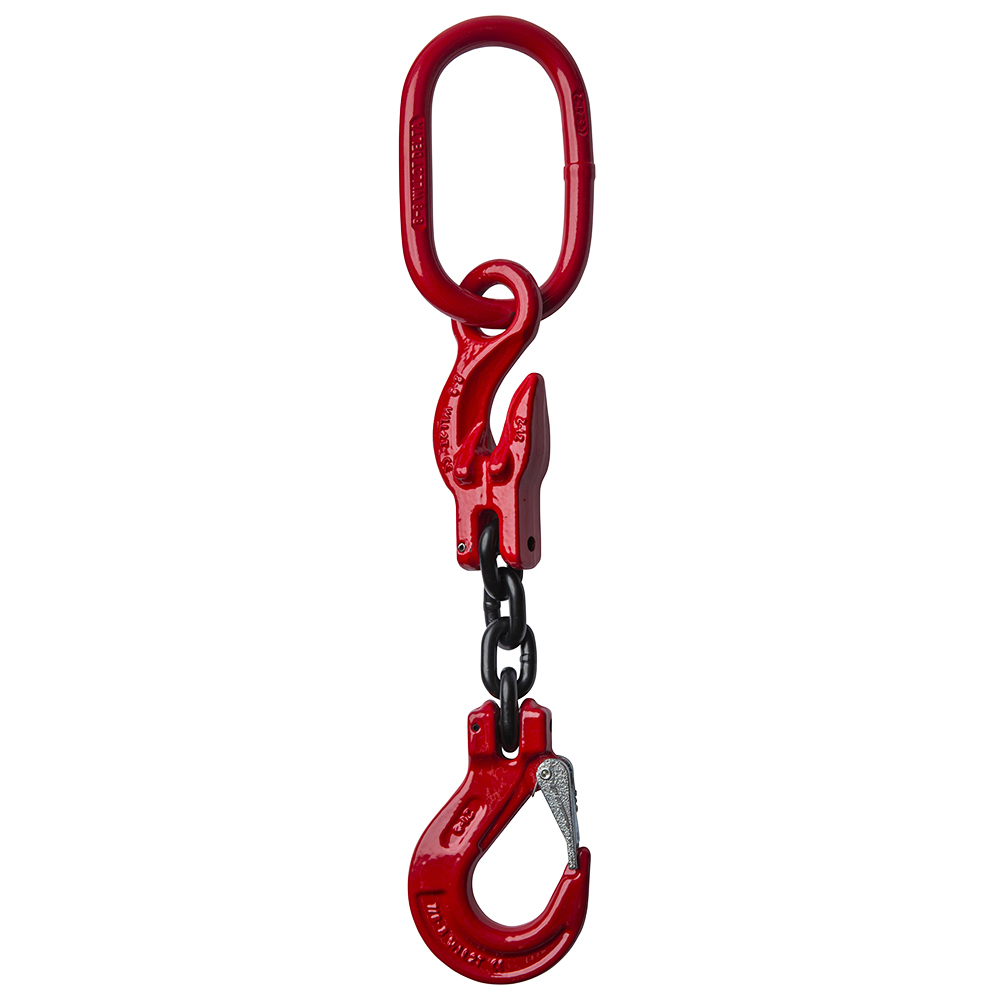 DELTA YE.8.1SKI.10.050 Chain sling, 5 meters, Valve hook with notch hook, 3.15 tons