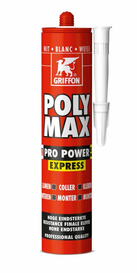 Griffon 6306289 PolyMax Pro Power express white 435g