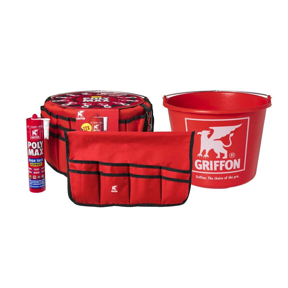 Griffon 7003346 POLY MAX High-Tack Express Mounting adhesive and sealant white 435g 12pcs in Toolbucket