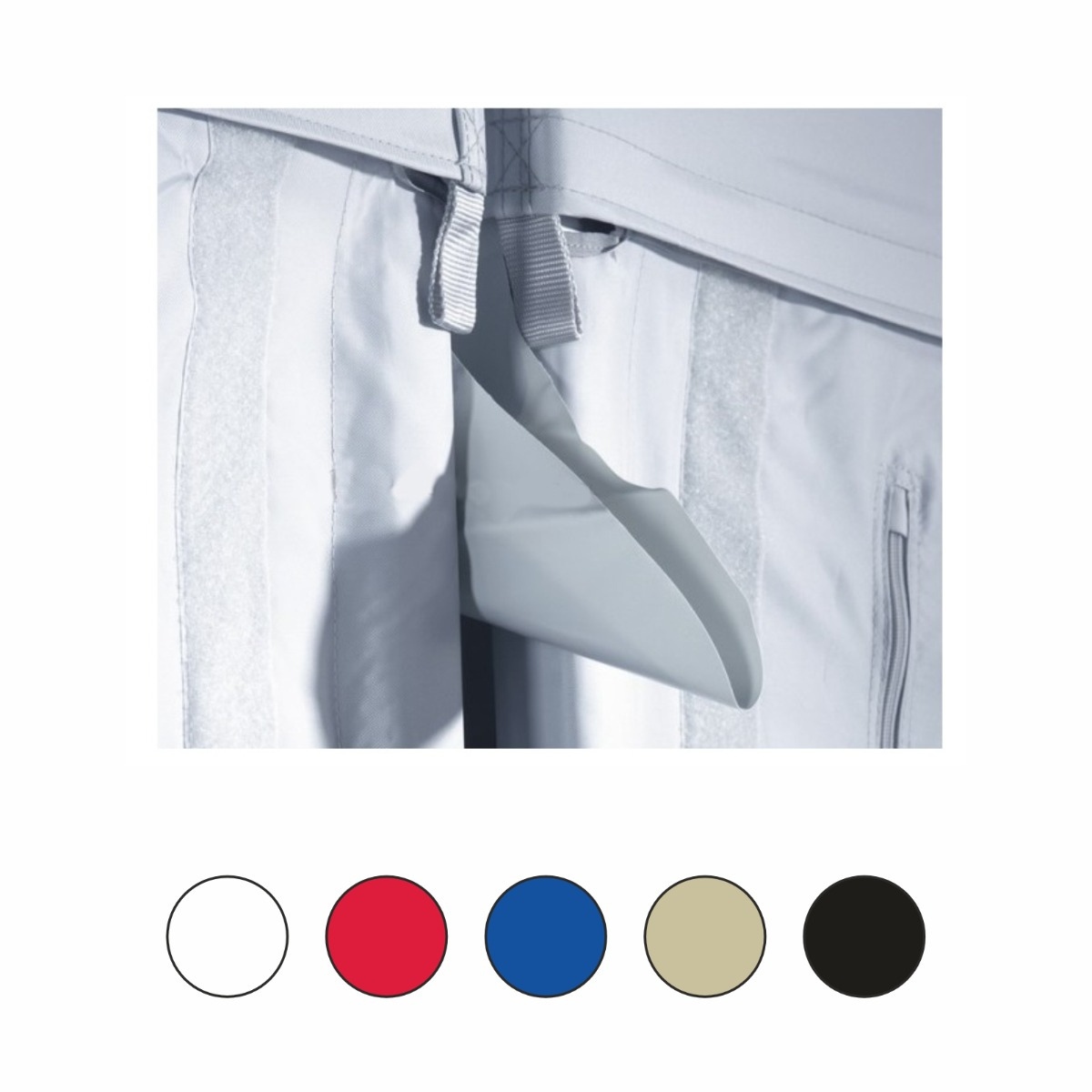 Grizzly Outdoor GOWRG45W GO-WORK Rain gutter 4.5 m connecting gutter White