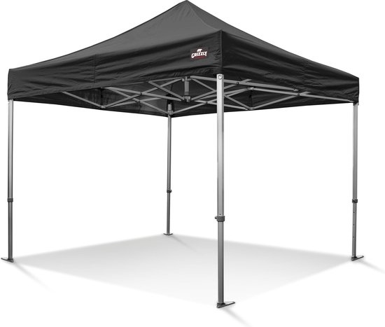 Grizzly Outdoor GOW5044Z GO-WORK50 Work-through tent 4x4 m Black