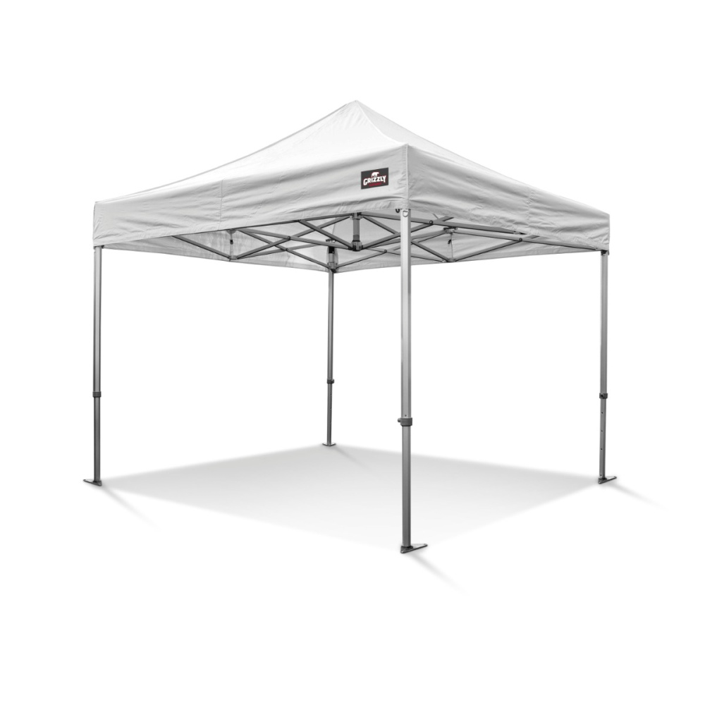 Grizzly Outdoor GOW50PVC33W GO-WORK50-PVC Work-through tent 3x3 m White