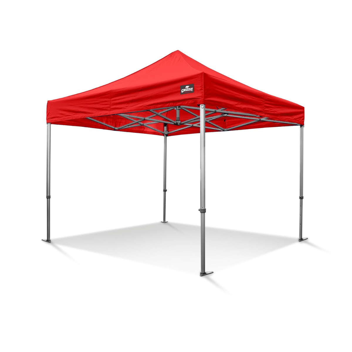 Grizzly Outdoor GOW33R GO-WORK Work-through tent 3x3 m Red