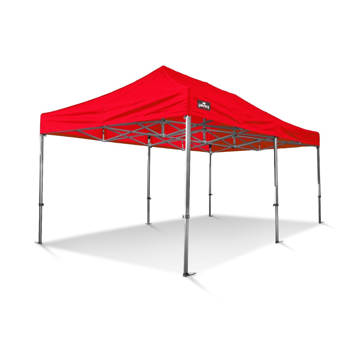 Grizzly Outdoor GOW50456R GO-WORK50 Work-through tent 4.5x6 m Red