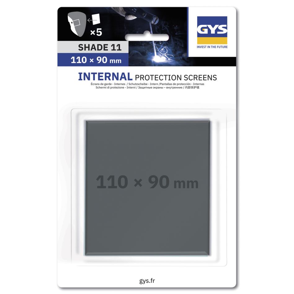 Gys 5193040762 Spare welding glass int N11 90x110 FLIP-FLAP 5ST