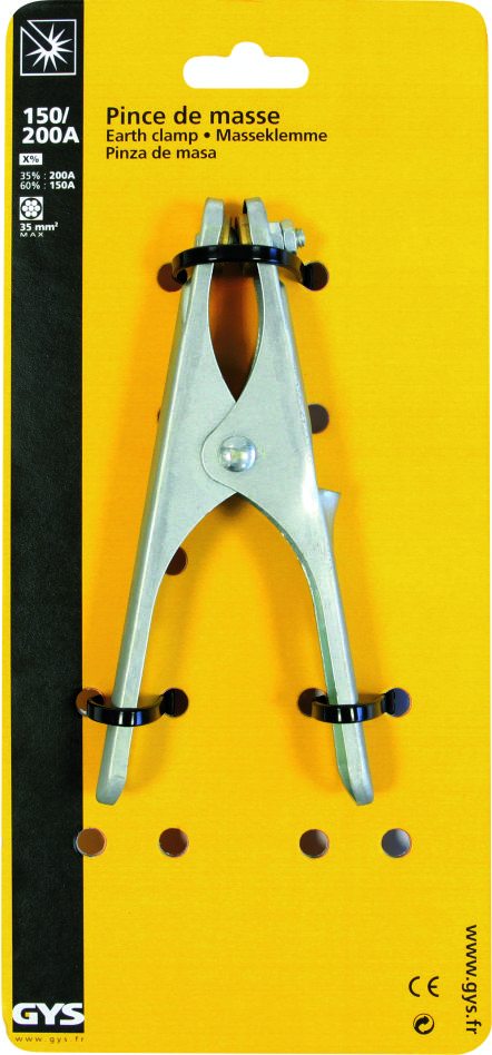 Gys 5193043107 Return clamp up to 150/200A blister pack