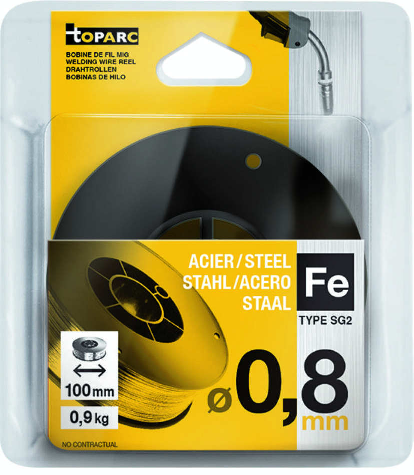 Gys 5193086609 Welding wire steel G3SI1 Ø0,8 mm wire spool S100 0,9kg
