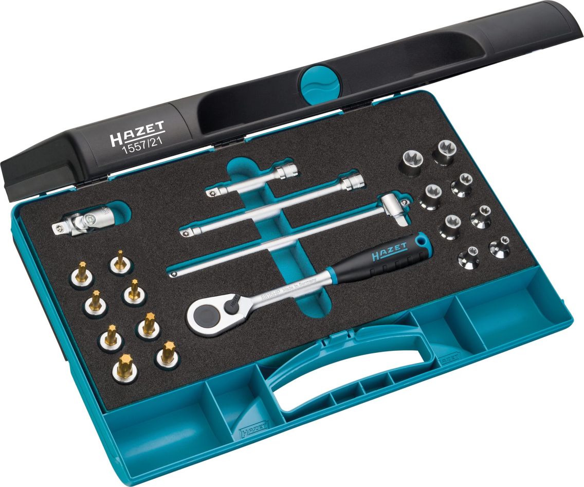 Hazet 1557/21 21-Piece Tool Set