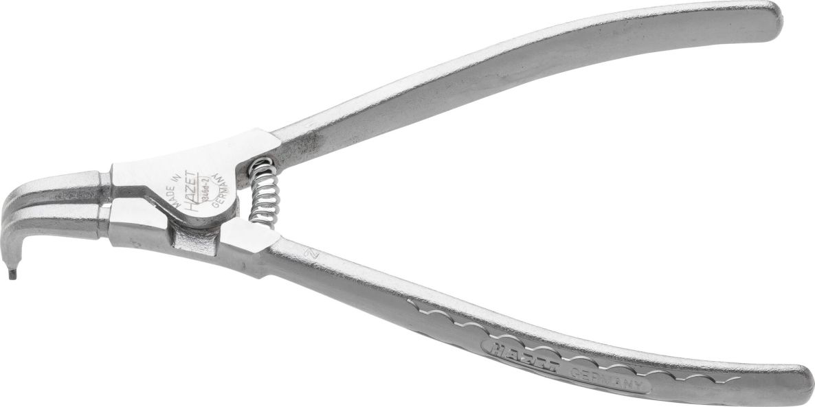 Hazet 1846D-2 Lockring pliers, length 180 mm, for outer lockrings 19&ndash;60 mm, curved