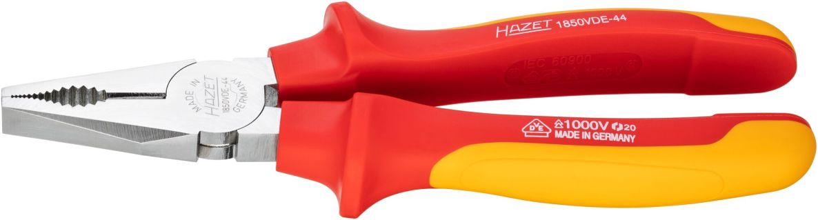 Hazet 1850VDE-44 Insulated combination pliers, 200 mm long