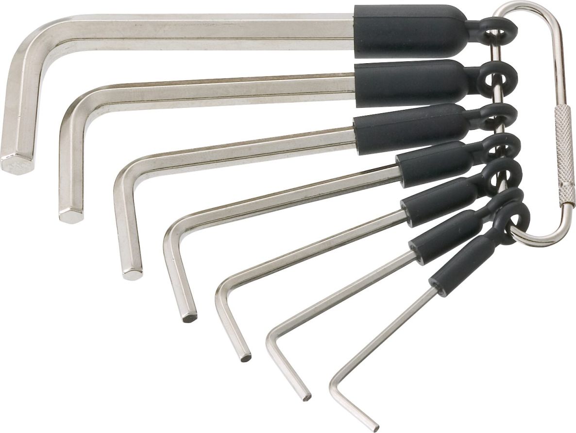 Hazet 2100/7R 7-Piece Set of Angled Screwdrivers with Hex Shank