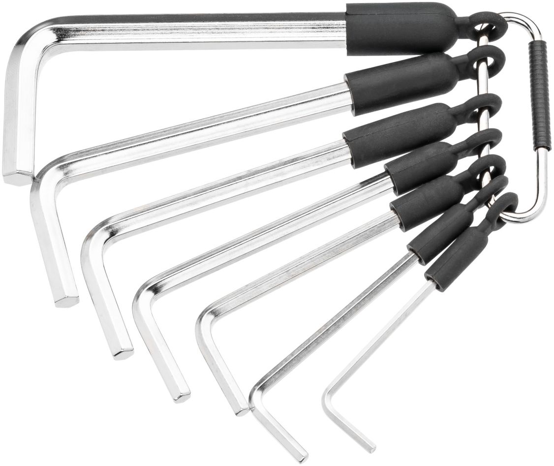 Hazet 2100A/7R 7-Piece Set of Angled Screwdrivers with Hex Socket Heads 