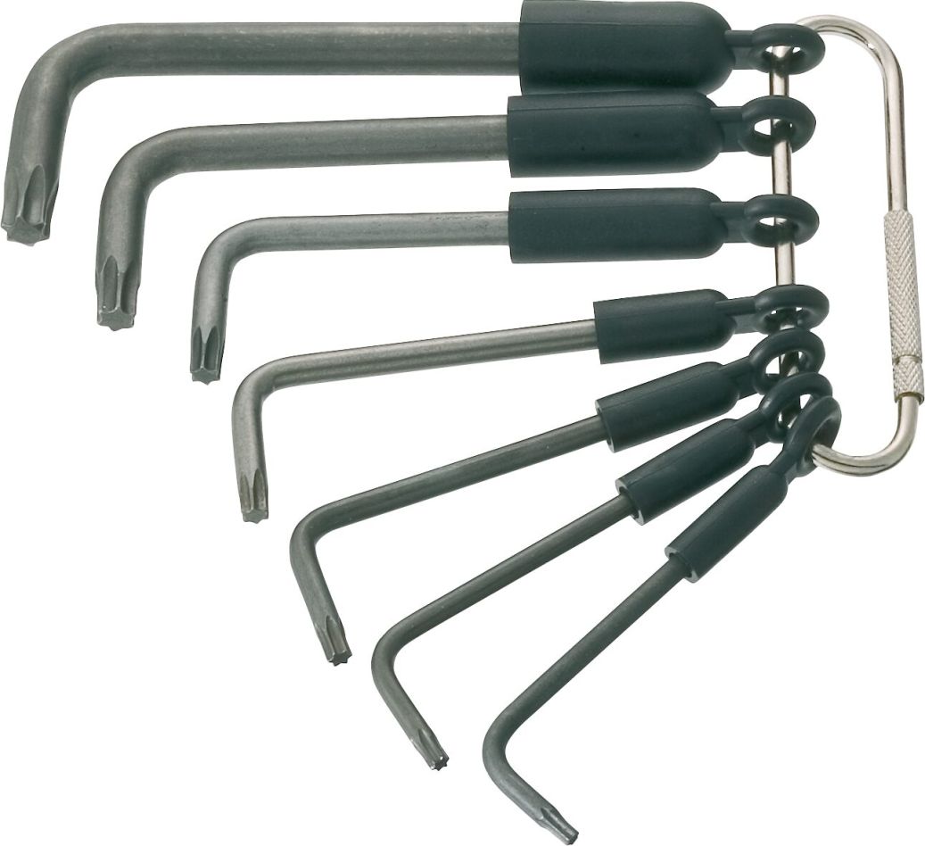 Hazet 2115-T/7R 7-Piece Set of Angled Screwdrivers with Internal TORX&reg; Profile