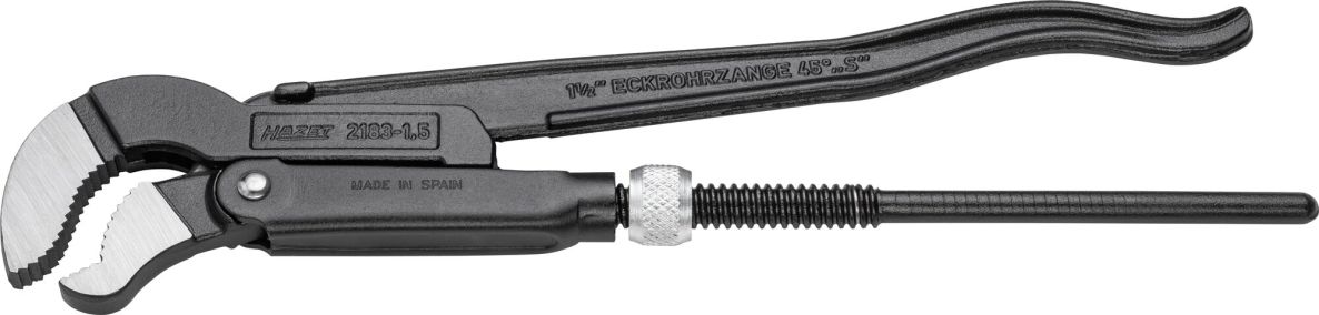 Hazet 2183-1.5 Pipe Pliers, Clamping Range 46 mm