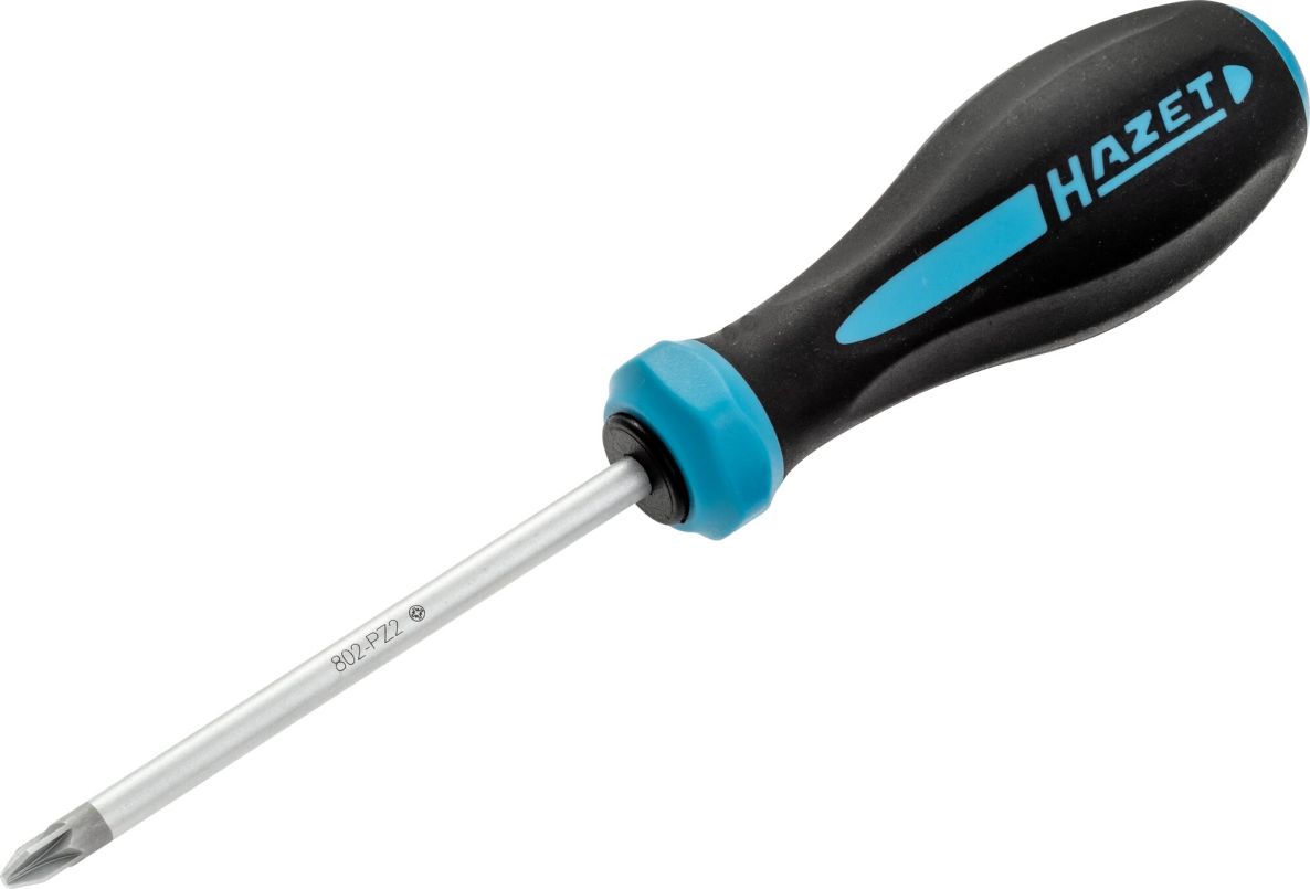 Hazet 802-PZ2 HEXAnamic® Screwdriver, Pozidriv Profile, PZ SW PZ2