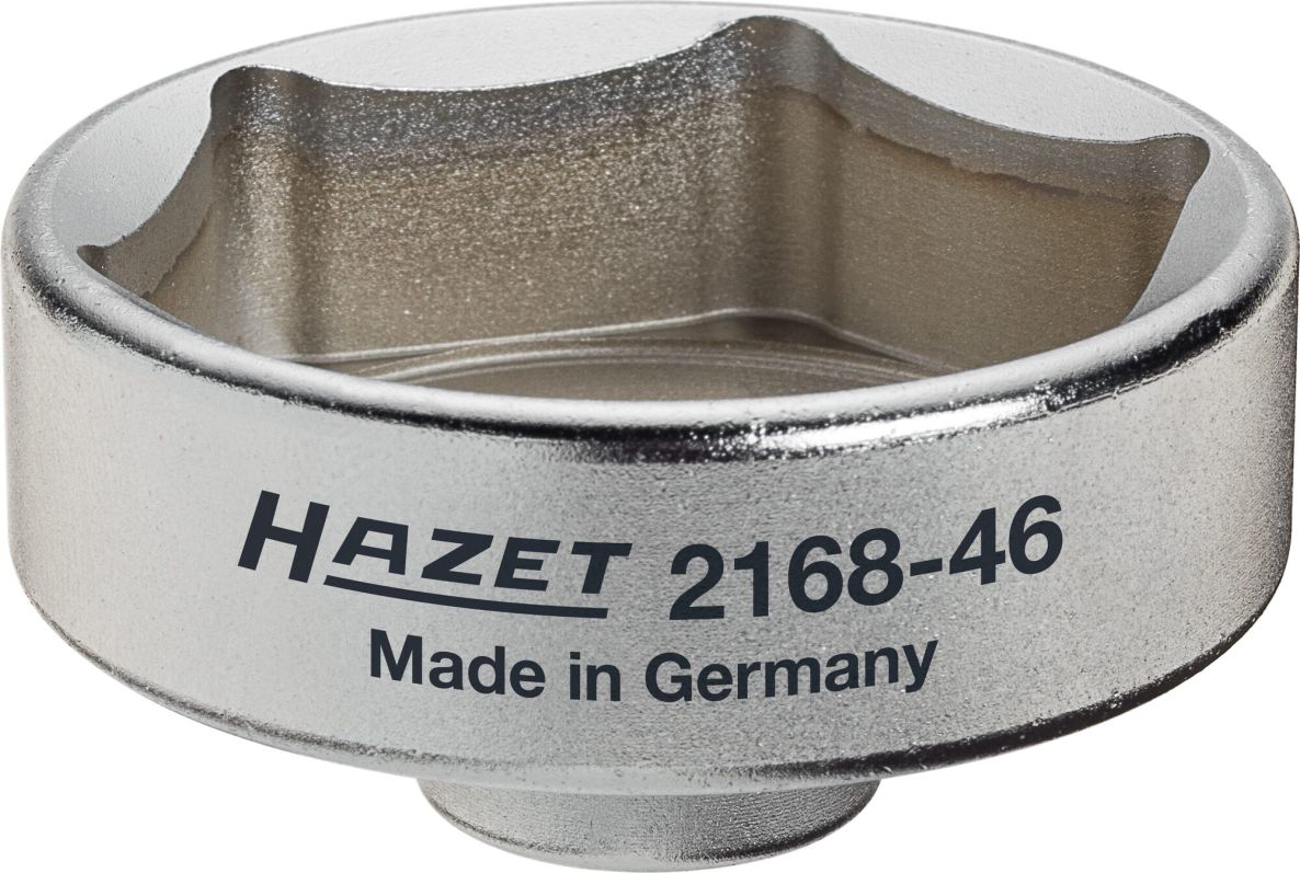 Hazet 2168-46 Ad-Blue® filter wrench, 3/8" square socket, external hex SW 46 mm
