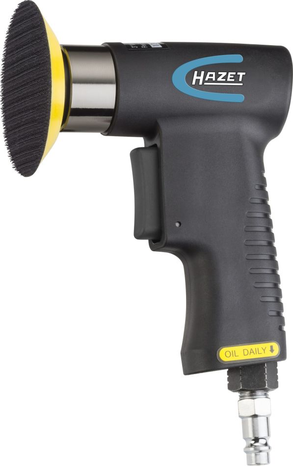 Hazet 9033N-5 Pneumatic Mini Eccentric Sander Set, 107 mm Long