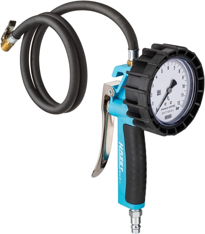 Hazet 9041G-1 Calibrated tire pressure gauge 