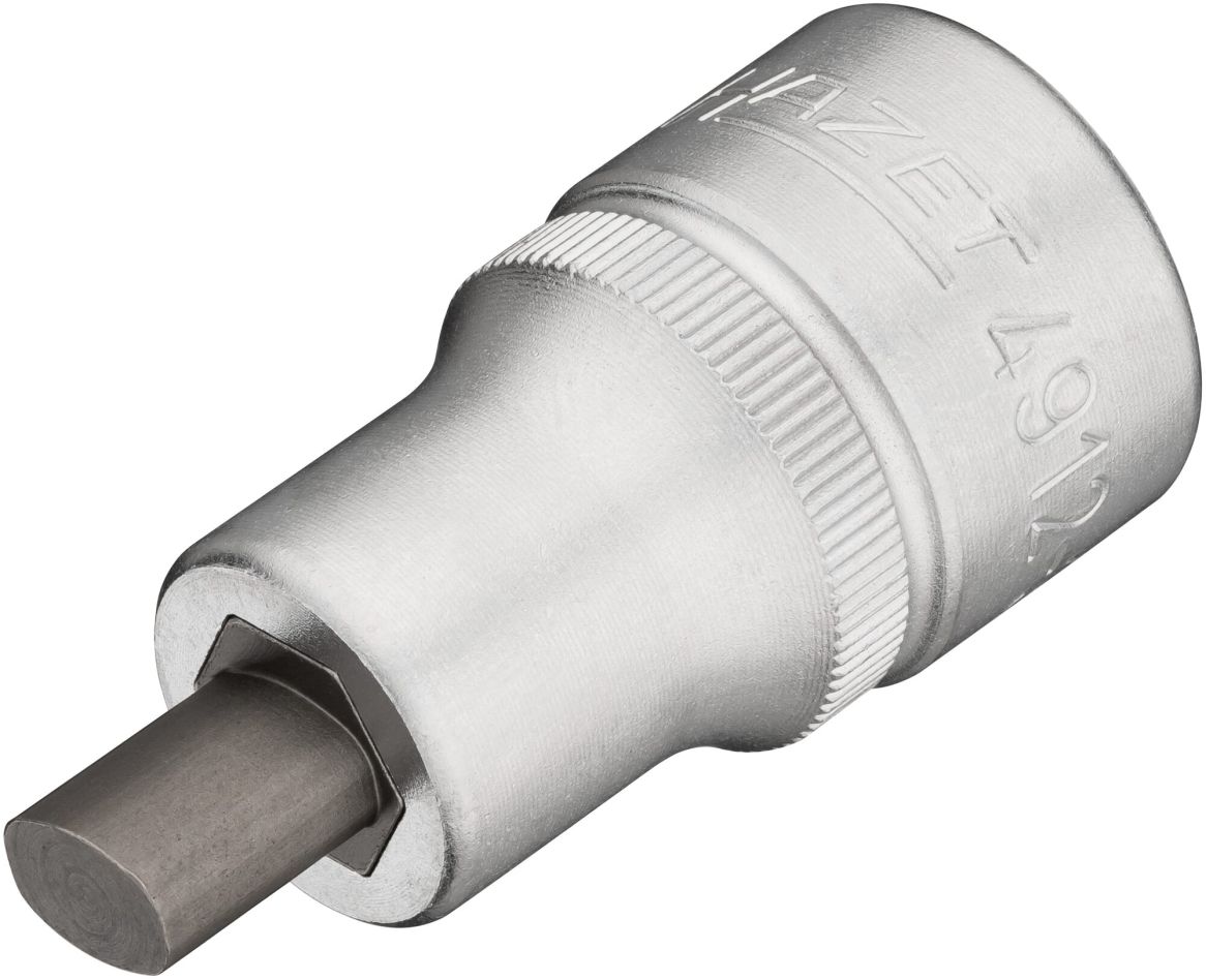 Hazet 4912-3 1/2" Square Hollow T-Profile Solid SW Spacer for 6 x 8 mm T-Profile