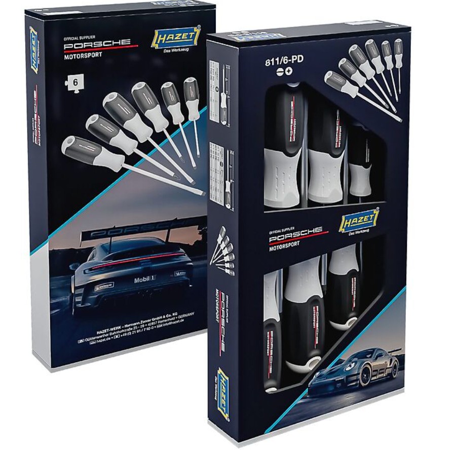 Hazet 811/6-PD Screwdriver set Porsche Motorsport - Racing Tool