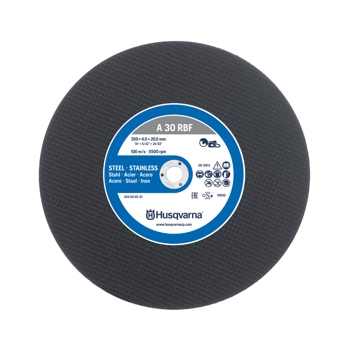 Husqvarna 504000401 Cut-off wheel Metal A 30 RBF 300 x 3.5 x 20 mm