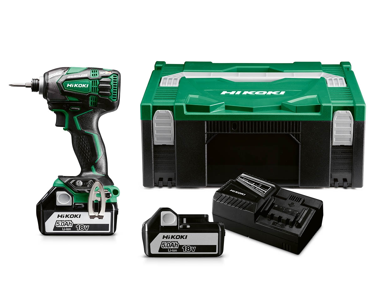 HiKOKI WH18DBDL2WPZ Cordless impact screwdriver 18V 5.0Ah Li-Ion