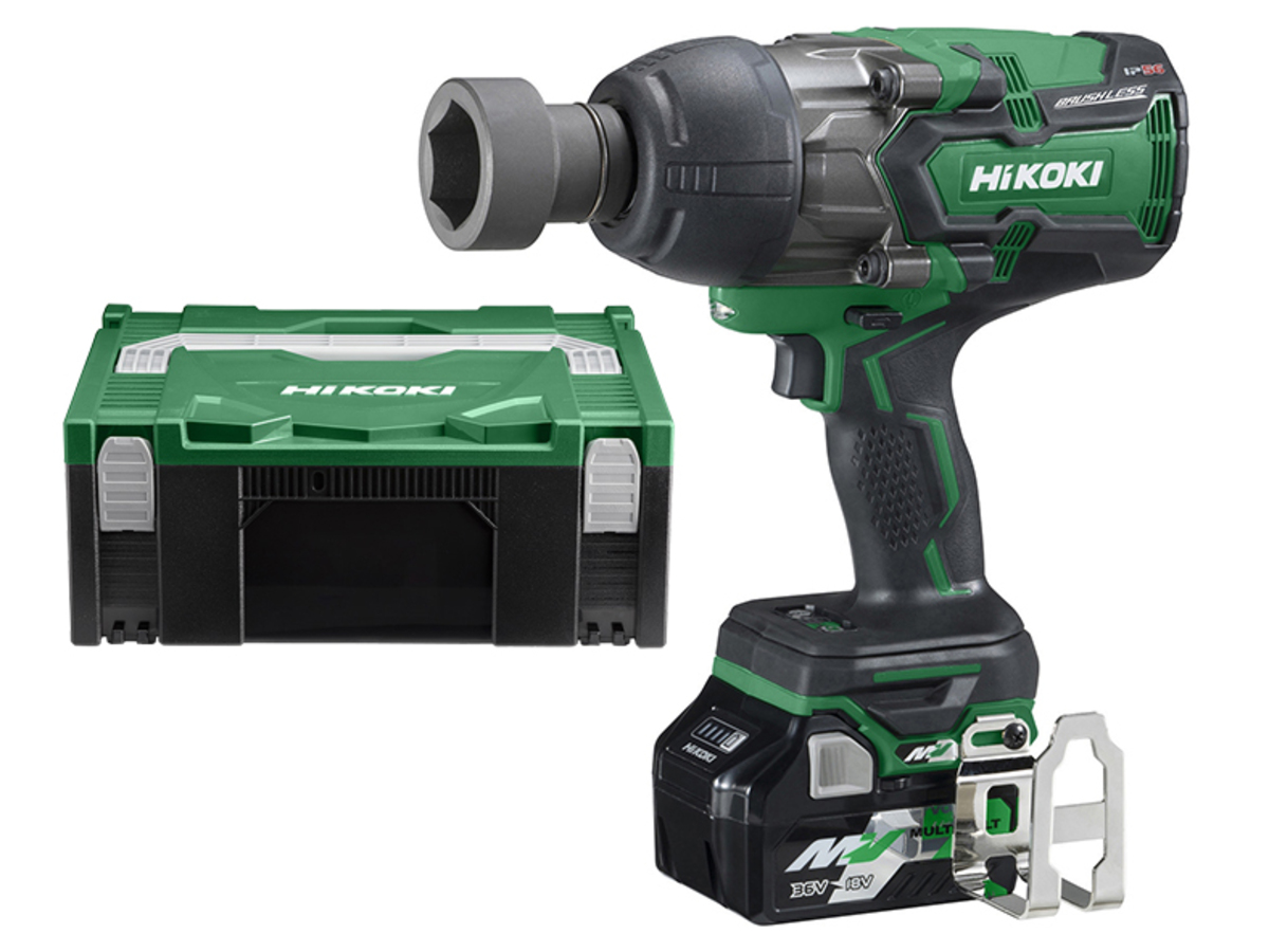 HiKOKI WR36DAWRZ Multivolt Cordless Impact Wrench 3/4" 36V 2.5Ah Li-Ion
