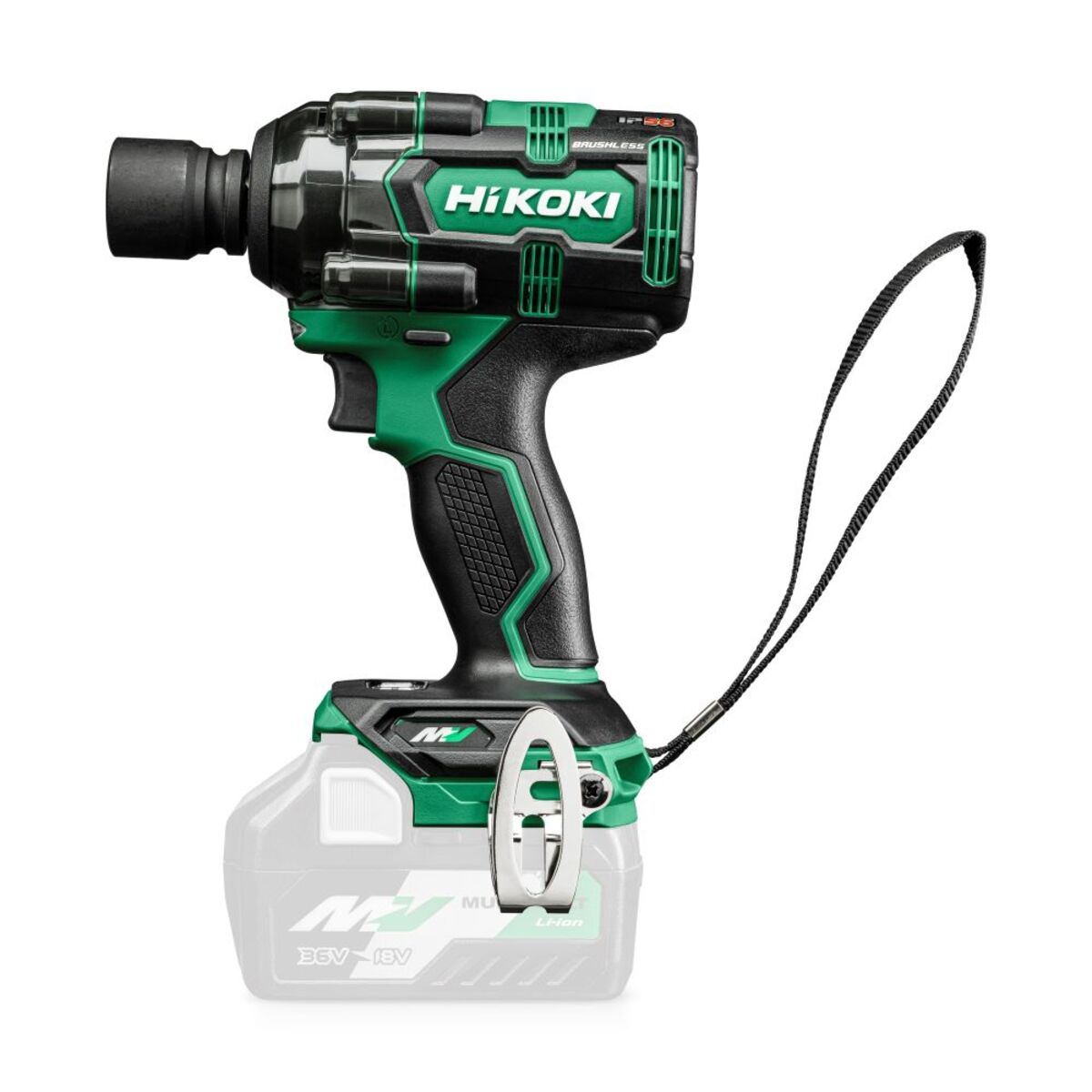HiKOKI WR36DHW2Z Multivolt Cordless Impact Wrench 1/2" 36V excl. batteries and charger in HSC II
