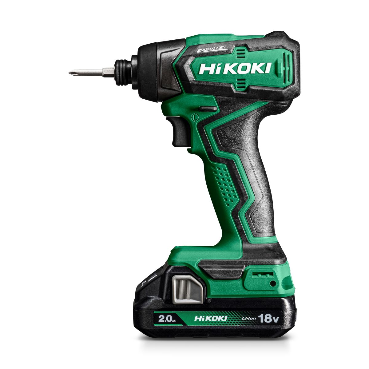 HiKOKI WH18DDWRZ Cordless Impact Screwdriver 18V - 140 Nm - 1/4" - In HSC II case. Includes 2 BSL1820M batteries and charger.