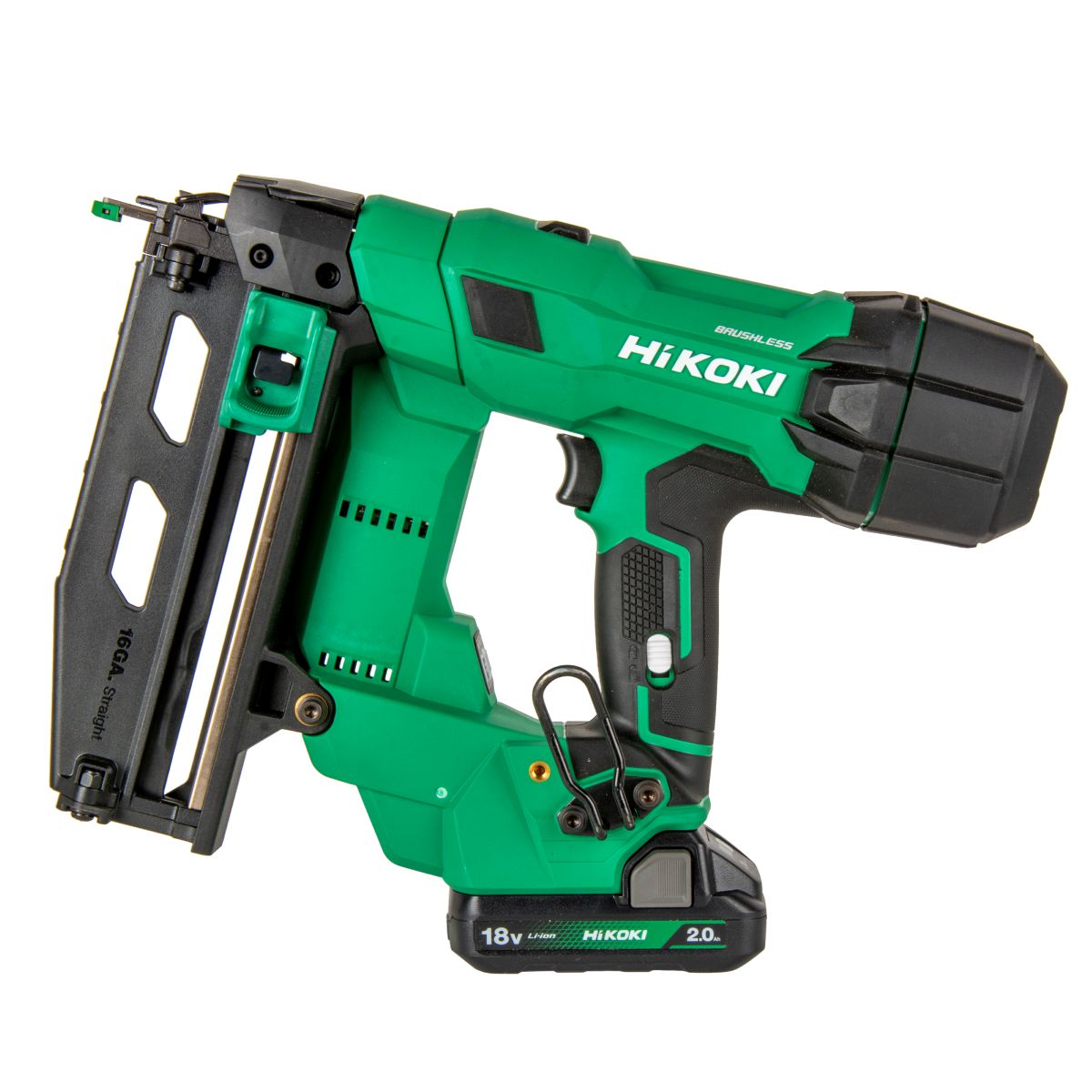 HiKOKI NT1865DSAWXZ Battery nailer 18V, 16 GAUGE, 2x 2.0Ah and charger in HSC IV case