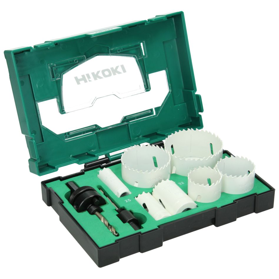 HiKOKI Accessories 40030032 Hole saw set 9-piece