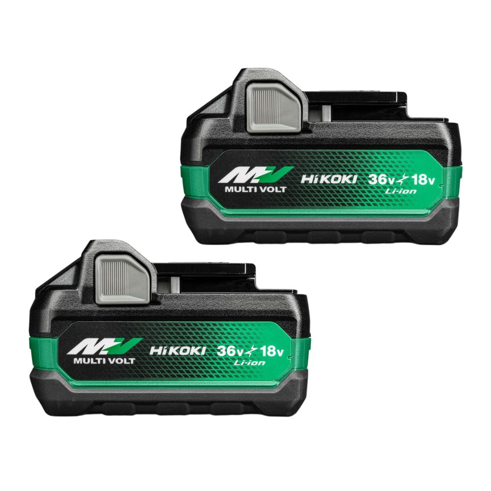 HiKOKI Accessories 380207 TwinPack - BSL36B18 Multivolt Battery 36V 4.0Ah/ 18V 8.0Ah Li-Ion