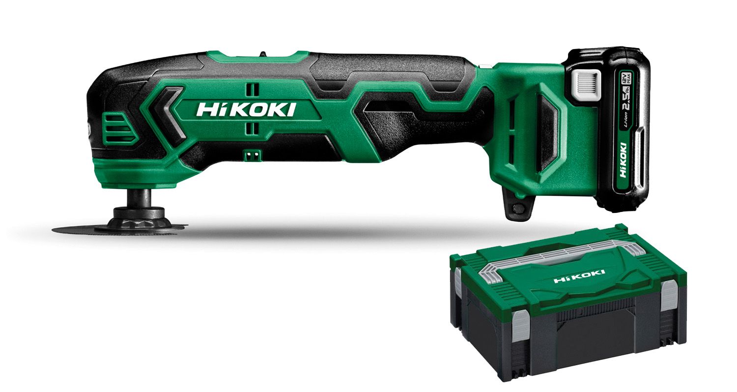HiKOKI CV12DAWEZ Battery Multitool 12 Volt 2.5 Ah Li-ion