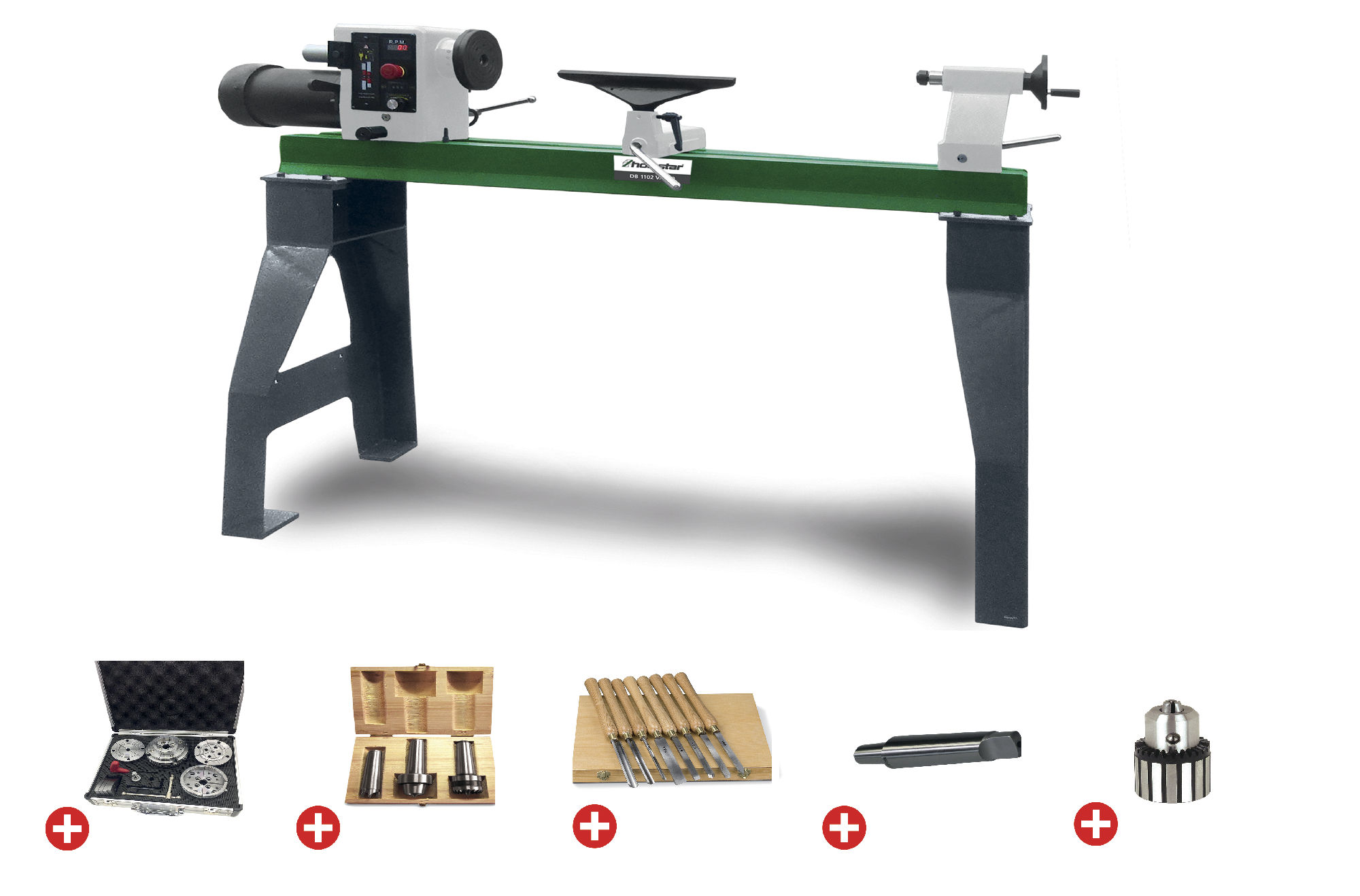 Holzstar 795921102 DB1102VARIO PACK Wood lathe 1067 mm