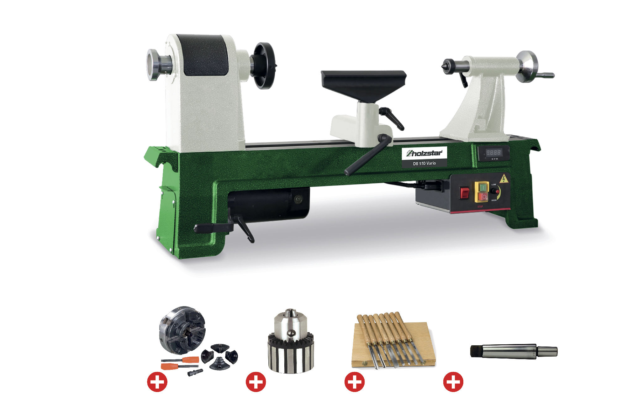 Holzstar 795920510 DB510 VARIO PACK Wood Lathe 510 mm