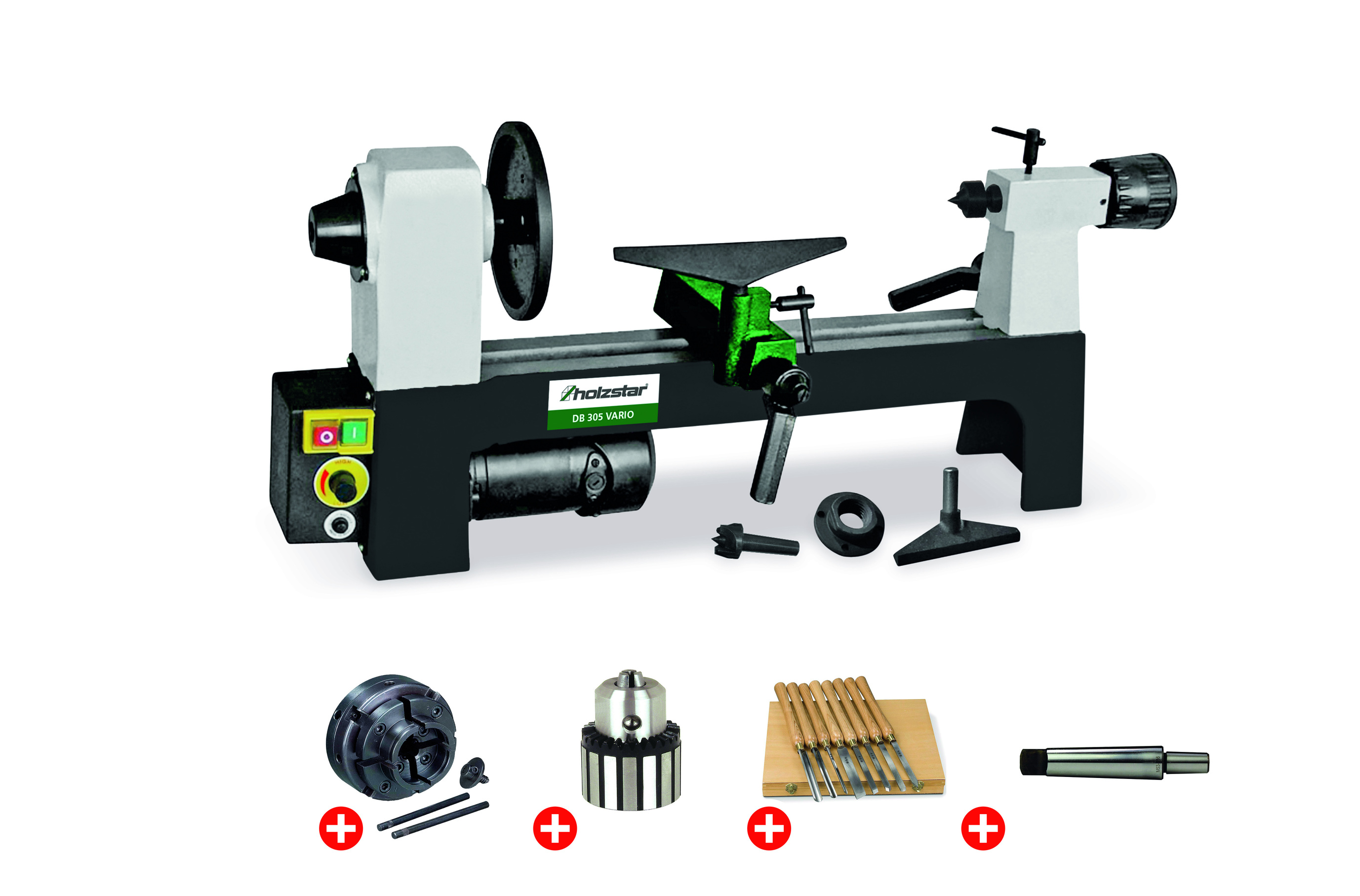 Holzstar 795920305 DB305 VARIO PACK Wood Lathe 305 mm